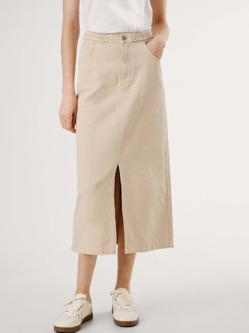 Gonna 'Saura' di Pepe Jeans in beige: frontale