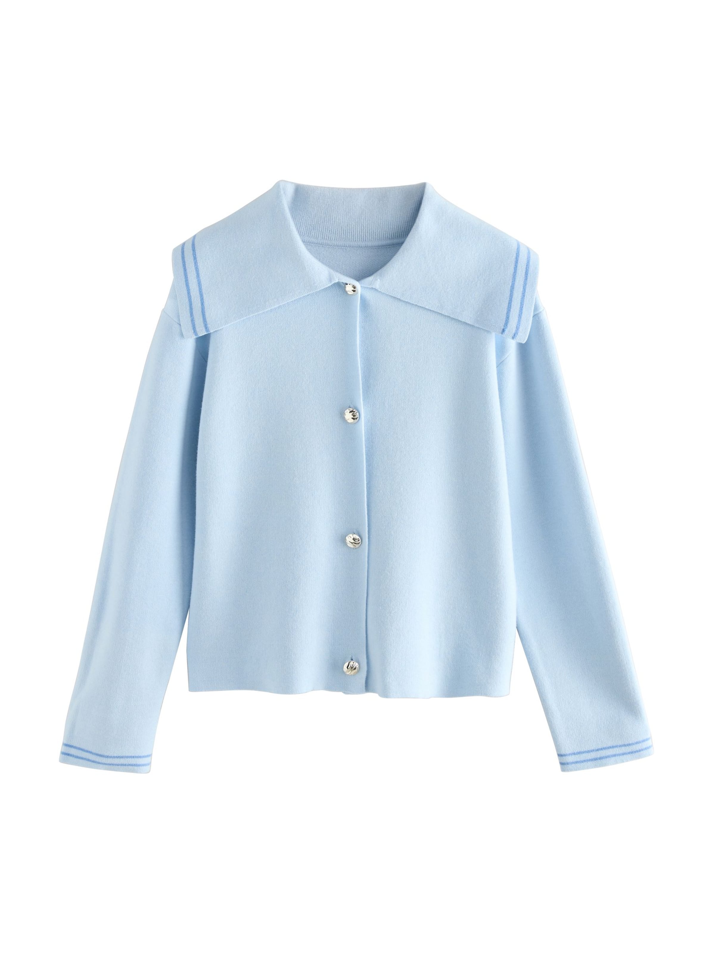 Next Вязаная кофта в Синий: спереди