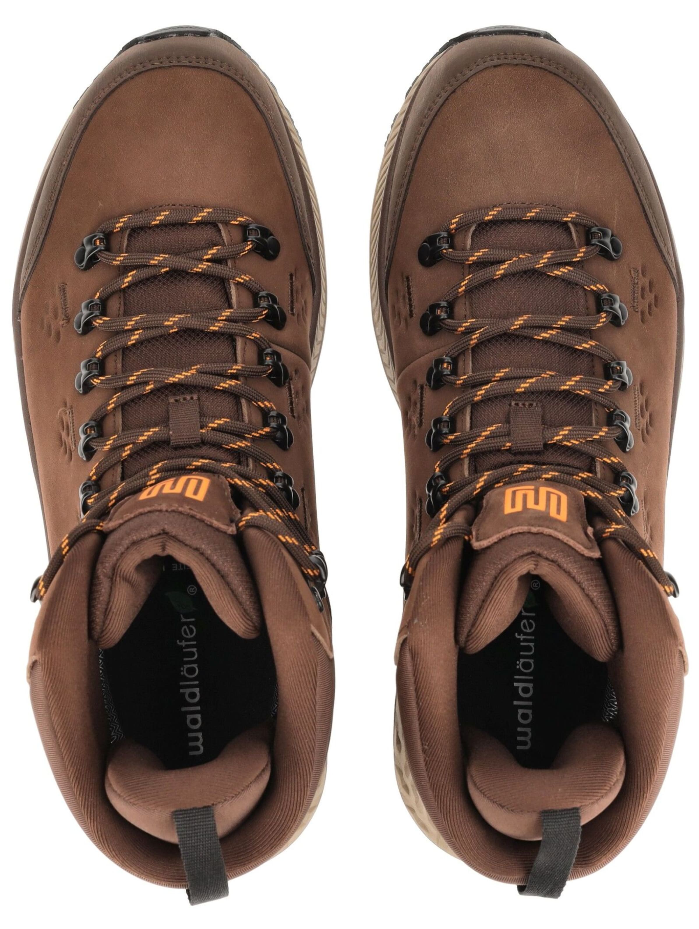 Bottines à lacets WALDLÄUFER en marron : au dessus