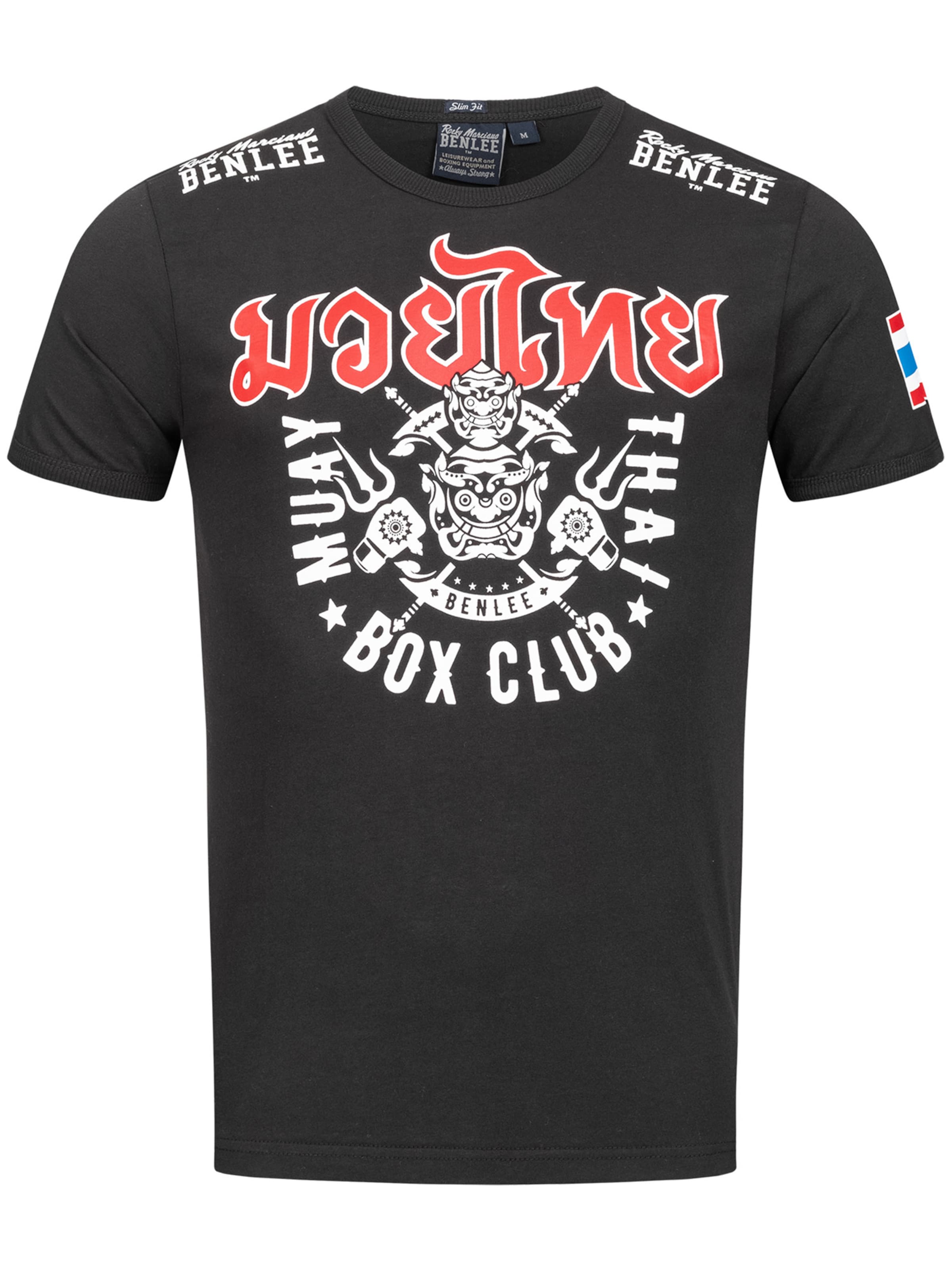 Benlee Функциональная футболка 'Thaicity' в Черный: спереди