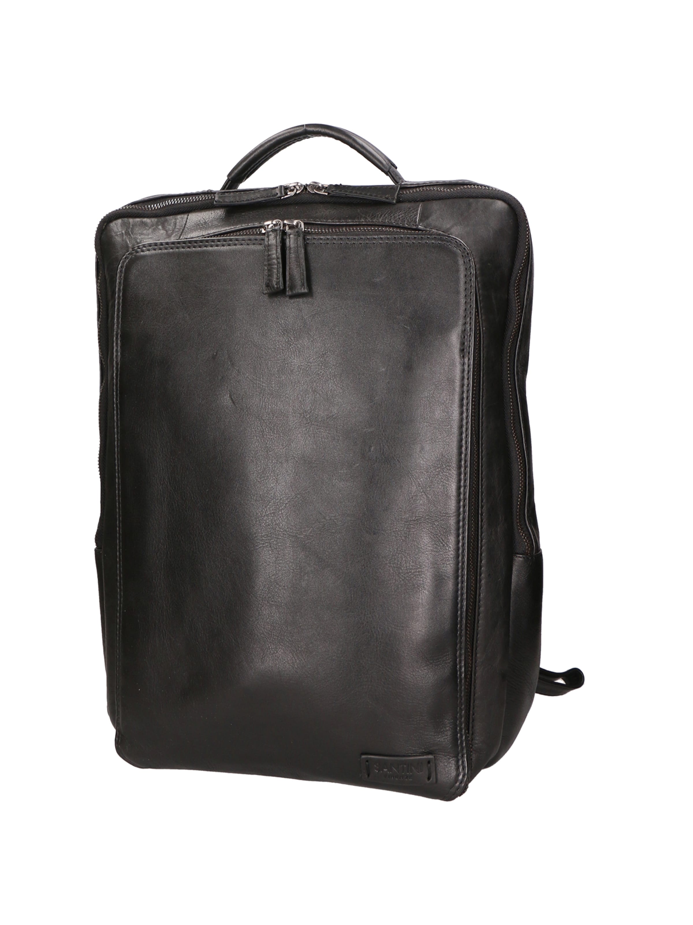 Santini Firenze Backpack in Black: front