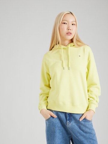 Sweat-shirt TOMMY HILFIGER en jaune : devant