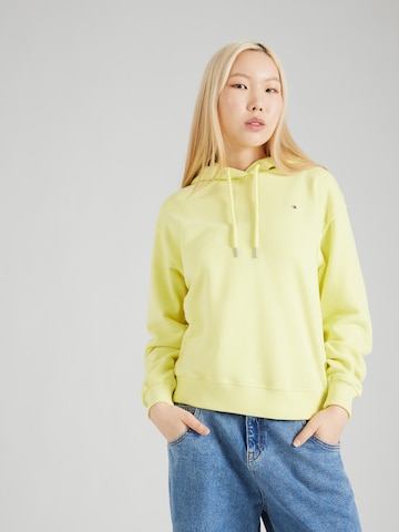 Sweat-shirt TOMMY HILFIGER en jaune : devant