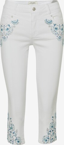 KOROSHI Slimfit Jeans i vit: framsida