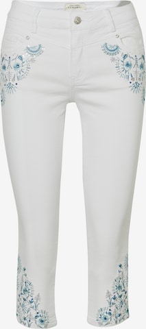 KOROSHI Slimfit Jeans i hvit: forside