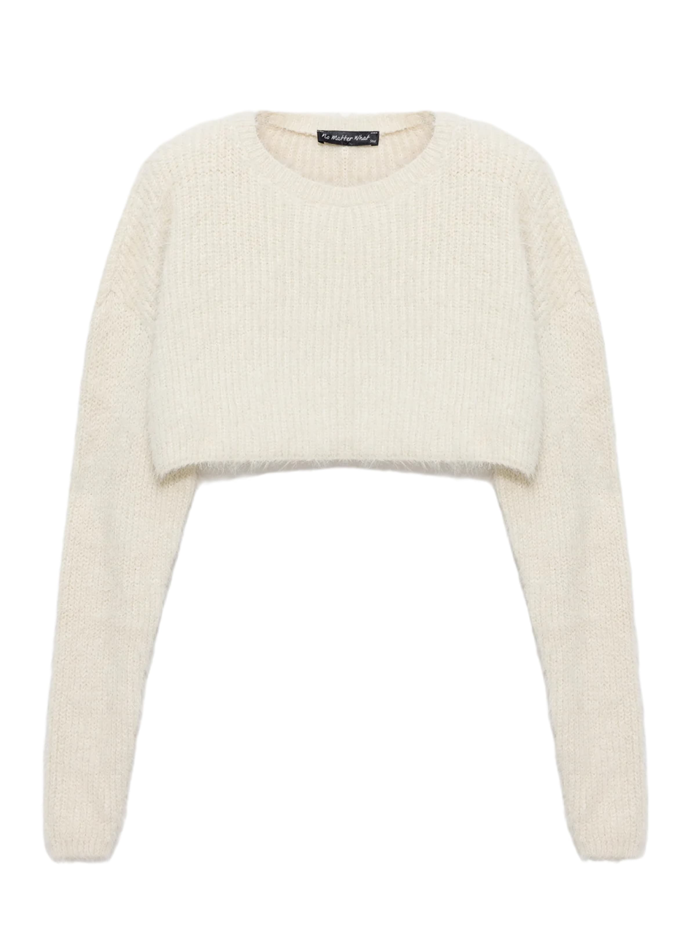 No Matter What Trui in Beige: voorkant