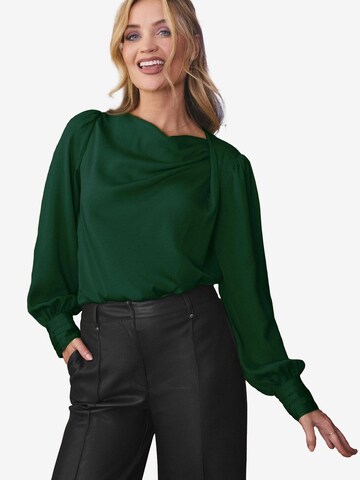 love & roses Bluse in Grün: Vorderseite