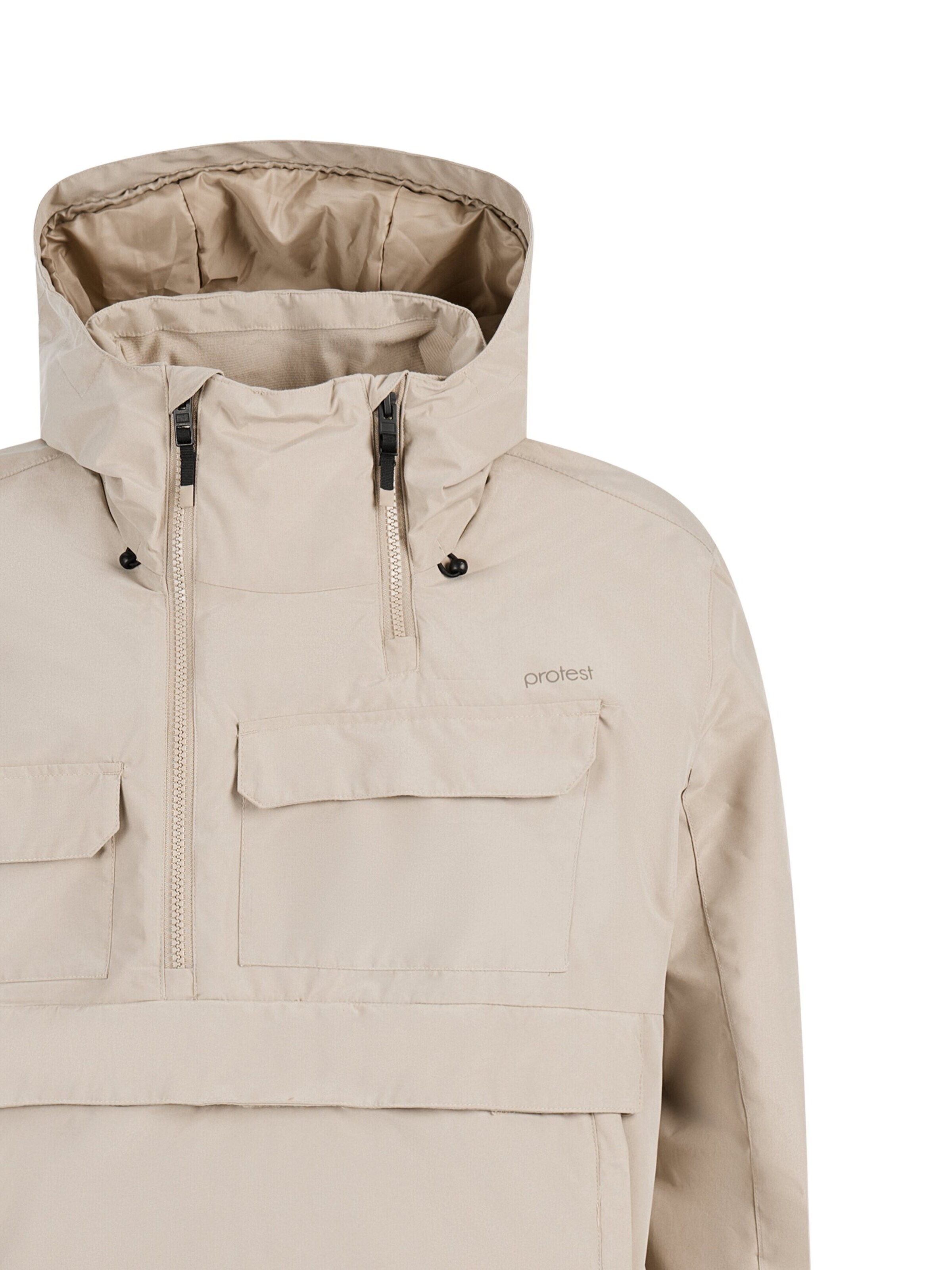 PROTEST Athletic Jacket 'PRTViper' in Brown