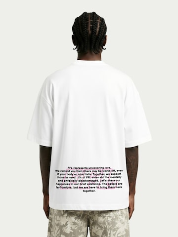 T-Shirt 'Unlimited Love' Farfromlove en blanc