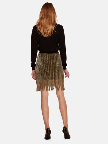 TOOche Skirt 'Fringe Gold' in Gold