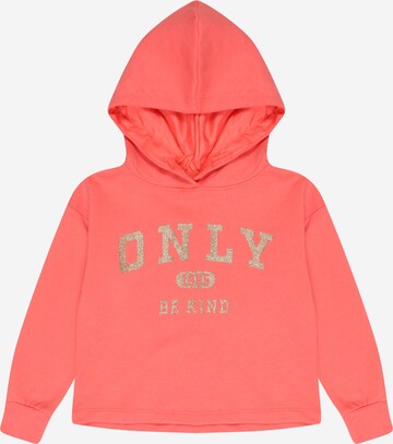 KIDS ONLY Sweatshirt in Orange: front