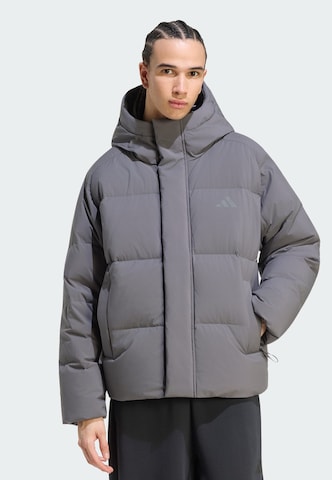 ADIDAS SPORTSWEAR - Casaco deportivo 'Helionic' em cinzento: frente