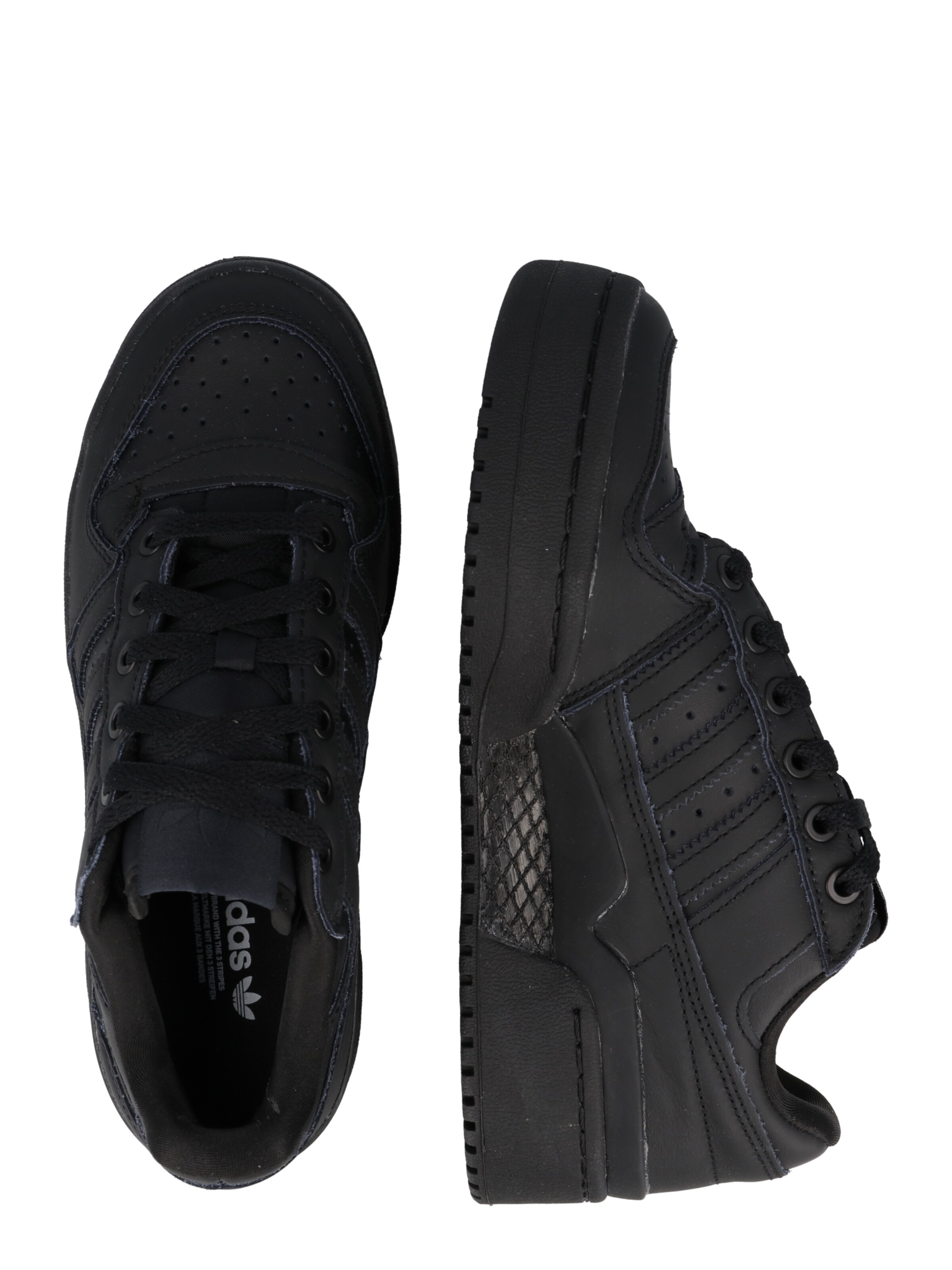 ADIDAS ORIGINALS Låg sneaker 'Forum Bold' i svart