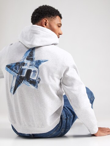 HUF Sweatshirt 'Ice Star' in Grey: front