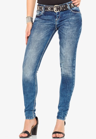 CIPO & BAXX Slimfit Jeans 'WD286' in Blauw