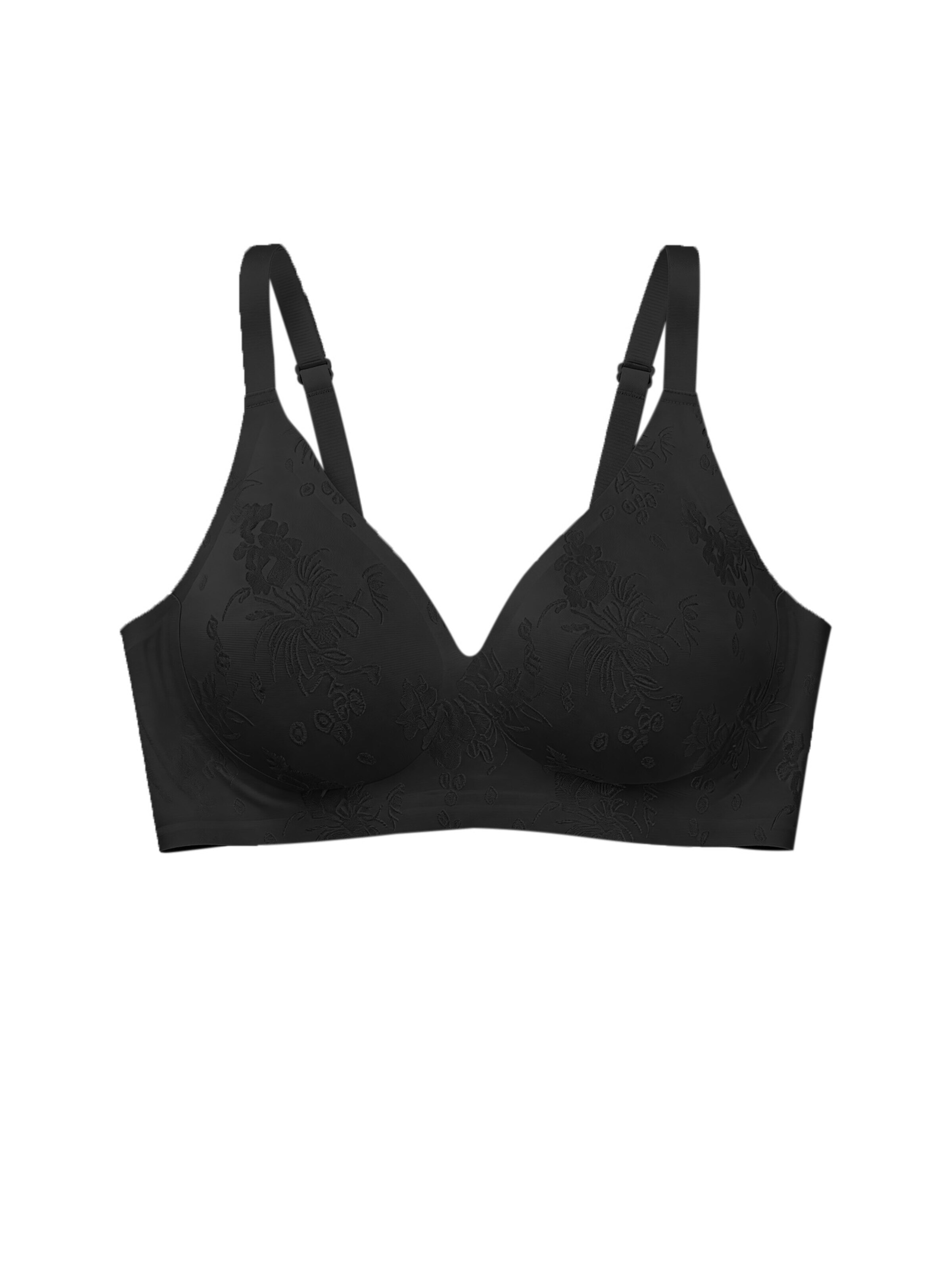 SHARICCA Push-up Bra in Black: front
