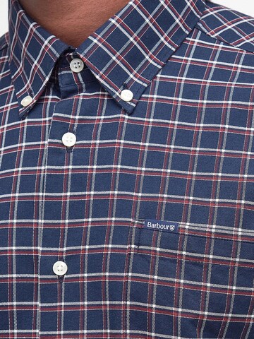 Barbour Regular fit Button Up Shirt 'Harthope' in Blue
