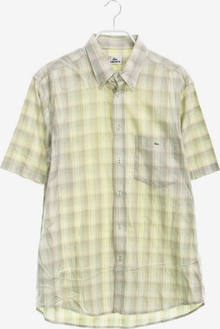 LACOSTE Button Up Shirt in M in Grey: front