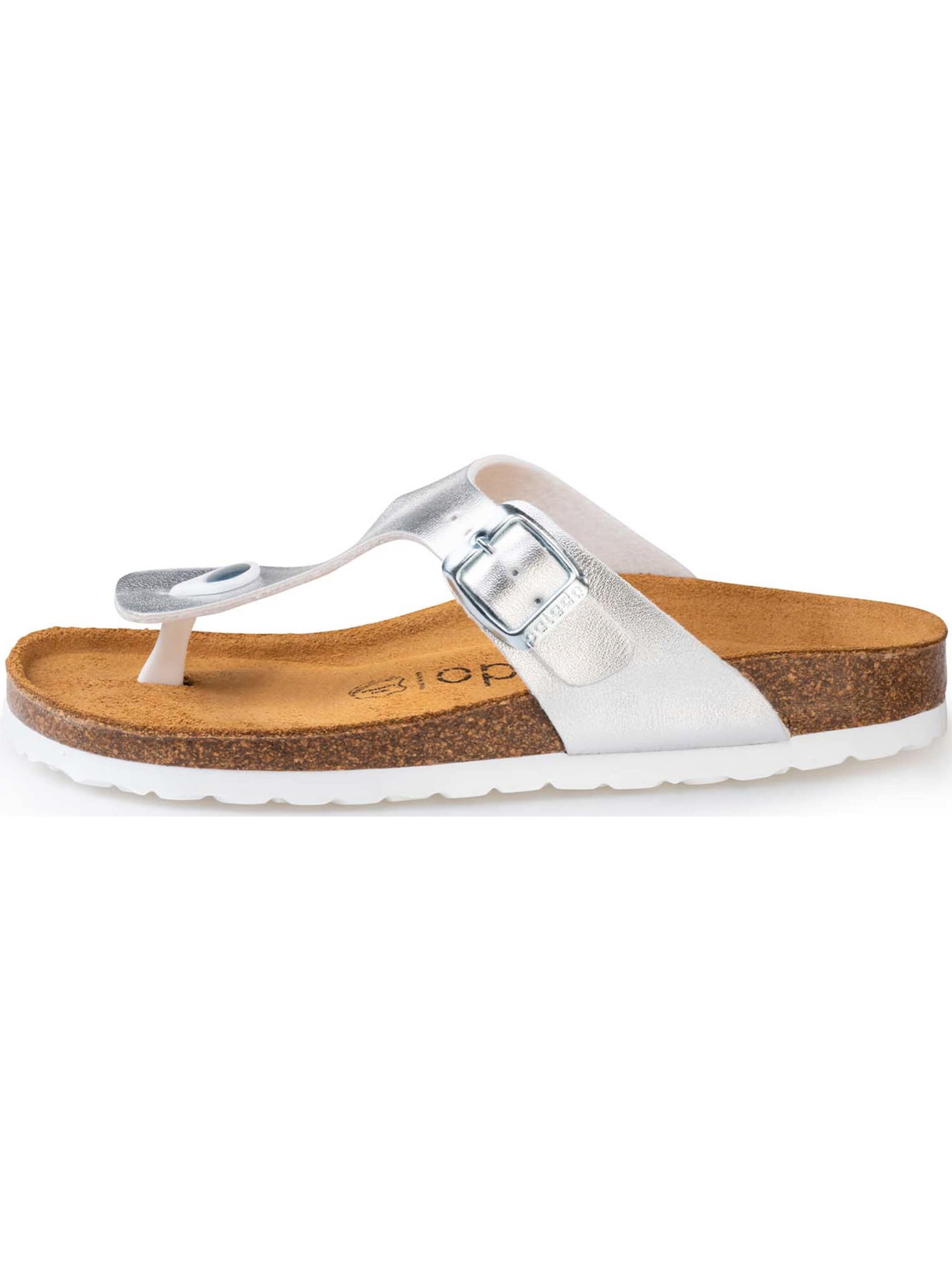 Palado Teenslipper 'Kos Metallic' in Zilver