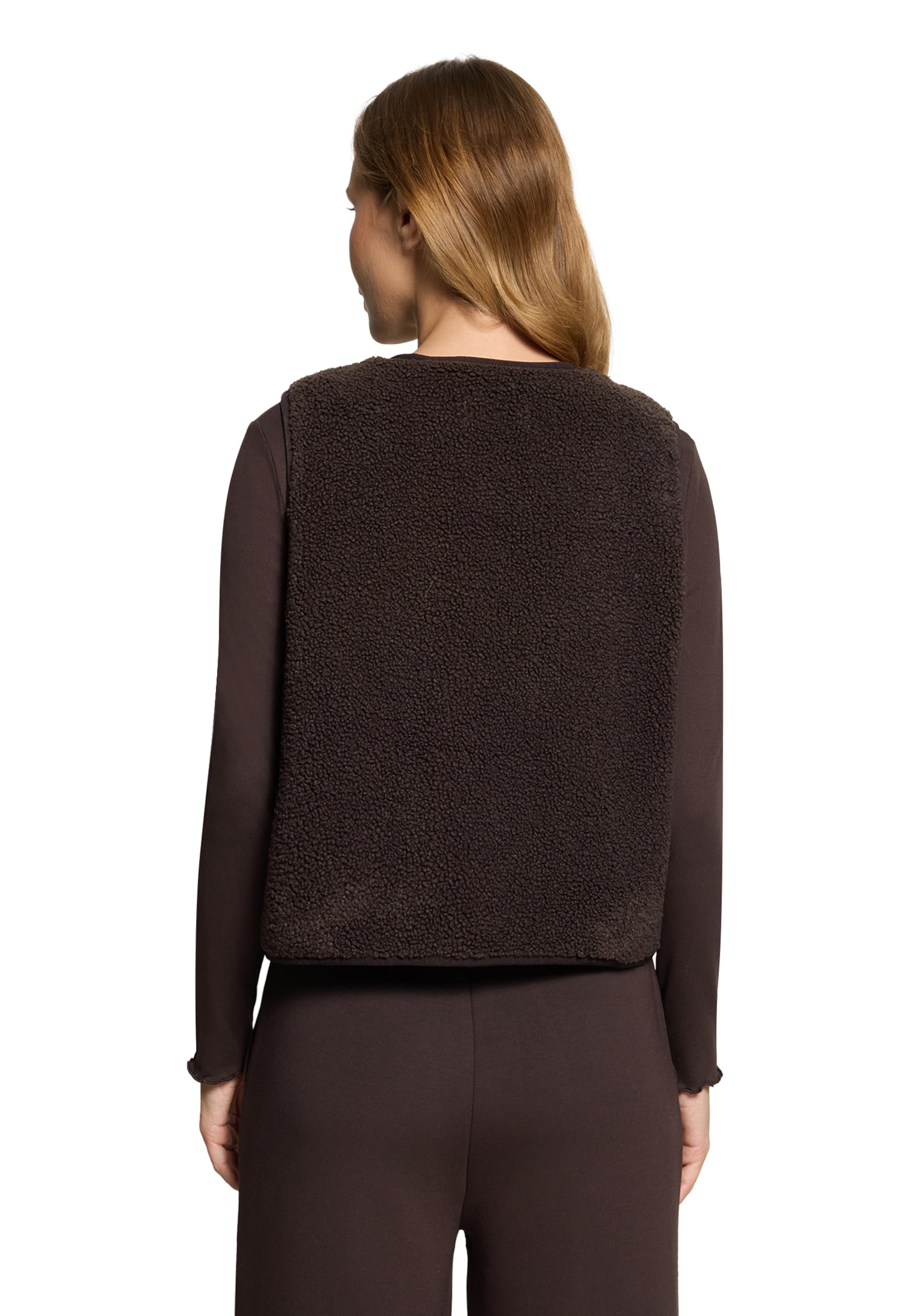 Cartoon Vest in Brown