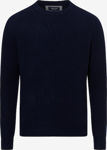 Pull-over Andrew James en bleu : devant
