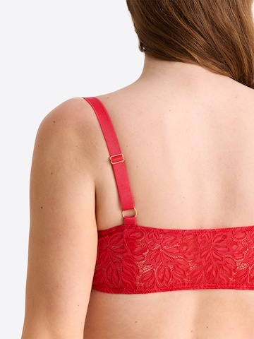 Bandeau Soutien-gorge 'Dreamy Lace' Erlich Textil en rouge