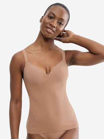Haut ' Blue ZERO Feel 2.0 THE UP ' SLOGGI en beige : devant