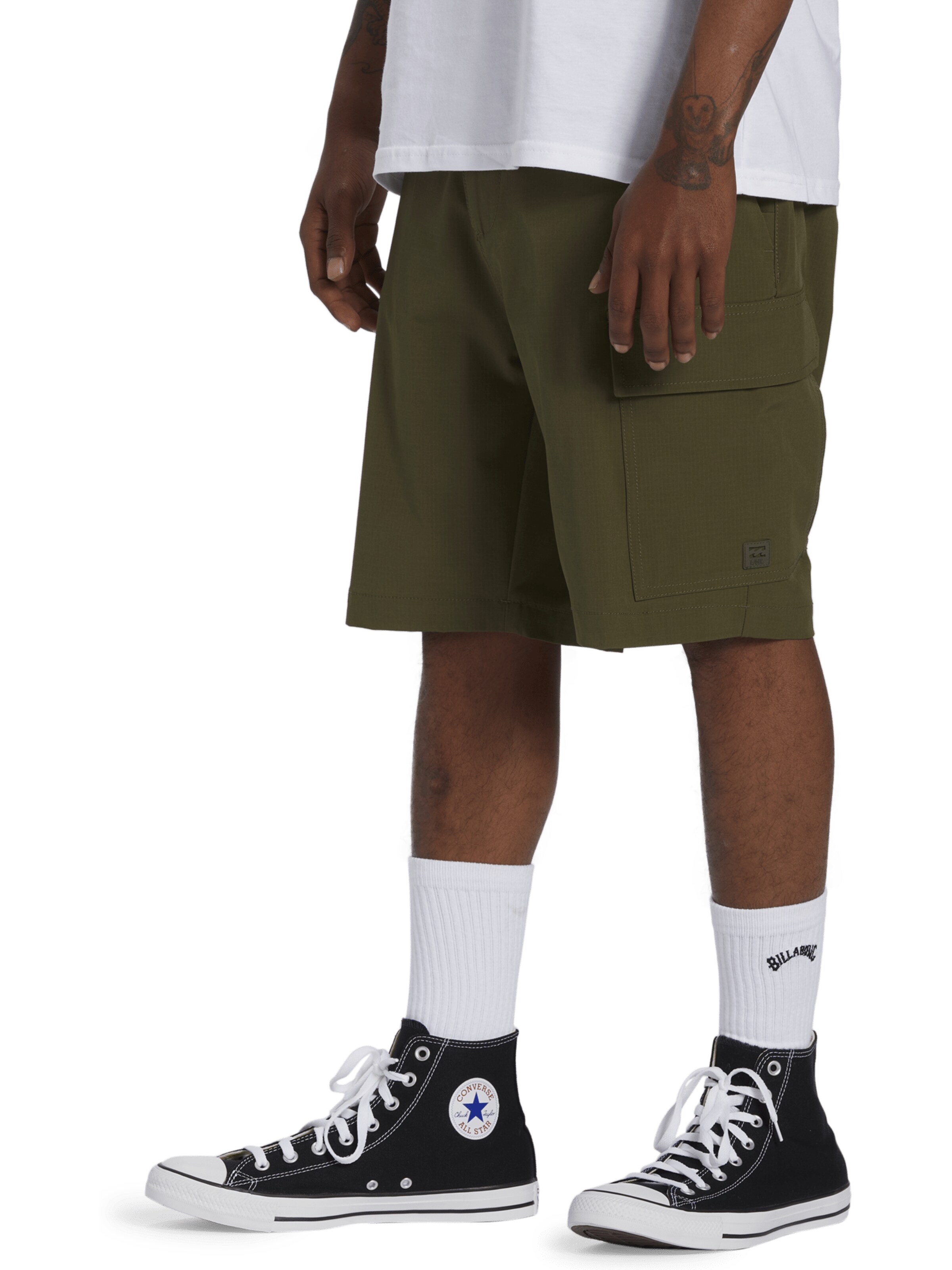 Regular Pantalon cargo 'Surftrek Transport 19' BILLABONG en vert