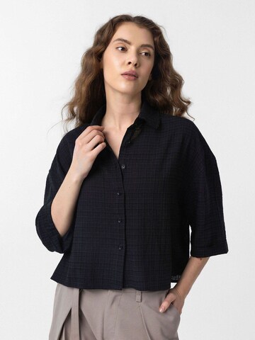 Camicia da donna 'Jasmin' di Antioch in nero: frontale