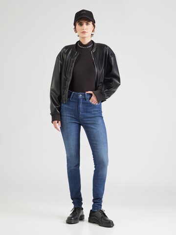 G-STAR Skinny Džínsy 'Kafey' - Modrá