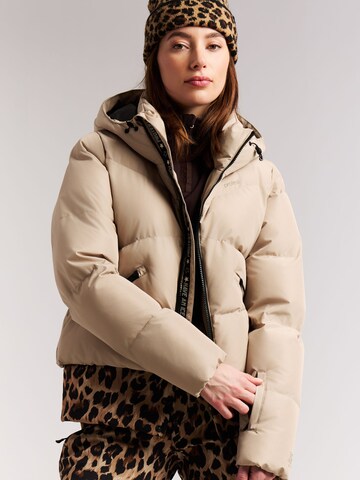 PROTEST Sportjacke 'PRTPreppydos'‌‌‌‌ in Braun