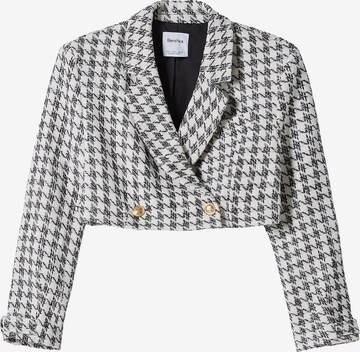 Blazer di Bershka in bianco: frontale