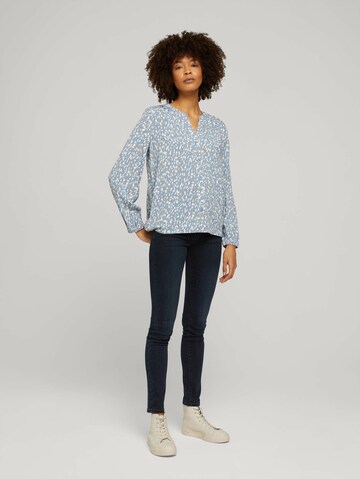 TOM TAILOR Bluse in Blau