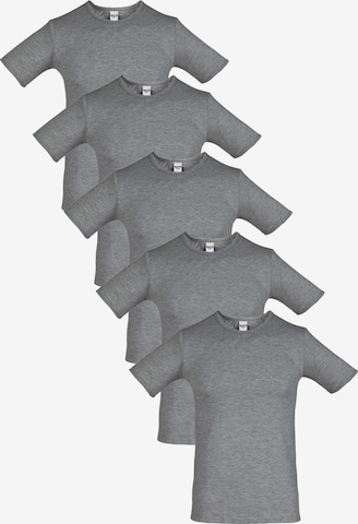 Maxte Undershirt 'BASIC MAX T-Shirt Men 5er Pack' in Grey: front