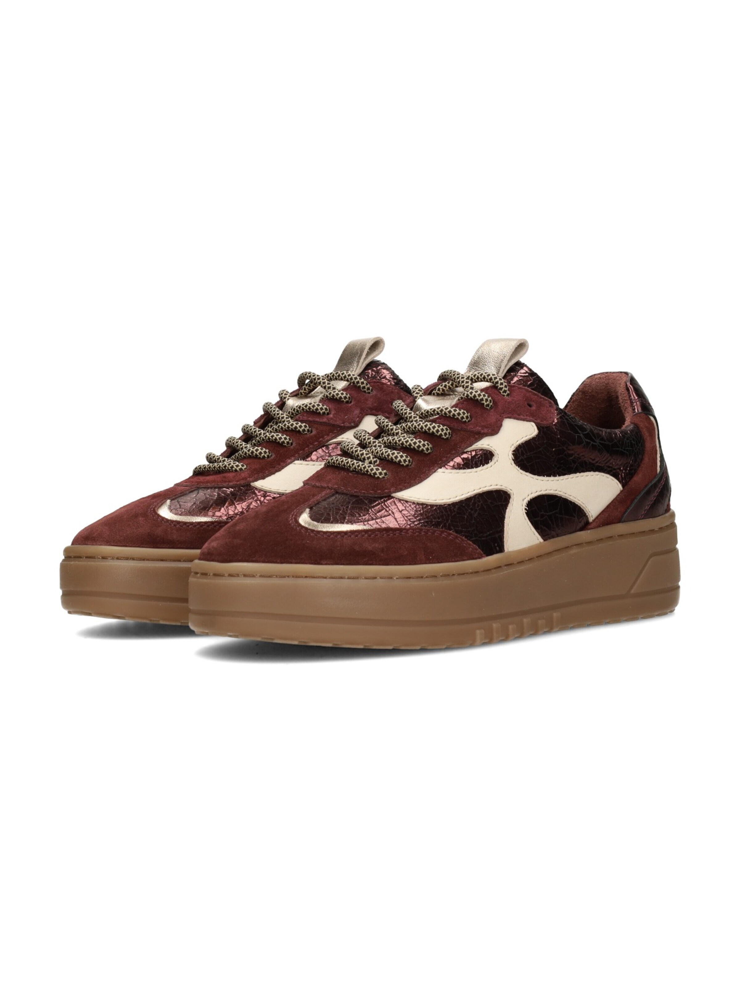 Haboob Sneakers laag 'HABOOB AURELIE Damen Sneaker' in Rood