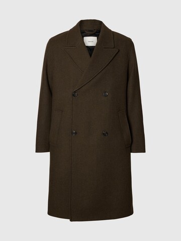 SELECTED Between-seasons coat in Brown