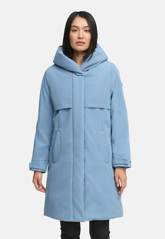 NAVAHOO Winter coat 'Domingaa 14' in Blue: front