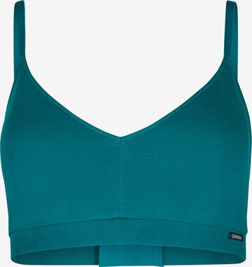 Skiny Bra in Blue: front