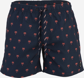 Șorturi de baie 'Mascot' de la PROTEST pe albastru: față