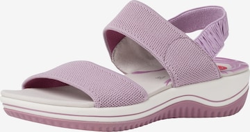 JANA Sandals in Pink: front