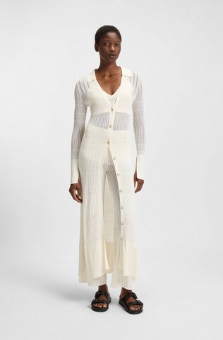 BOSS Knitted dress 'Flooney' in White