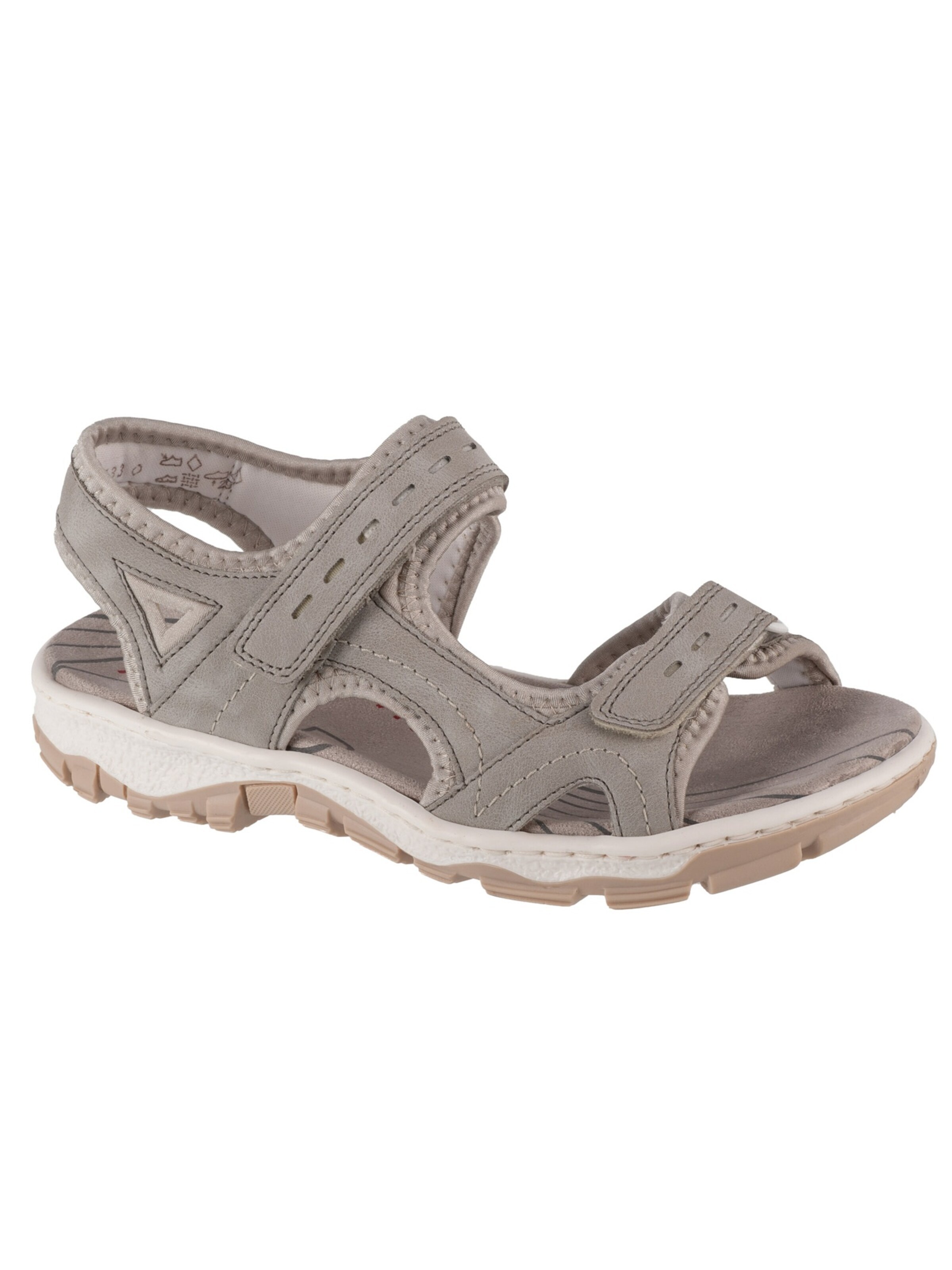 Rieker Trekking sandal 'Rieker  68866' in Grey