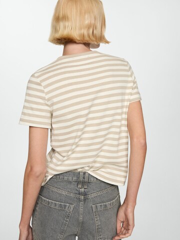 MANGO T-shirt 'RAYAC' i beige