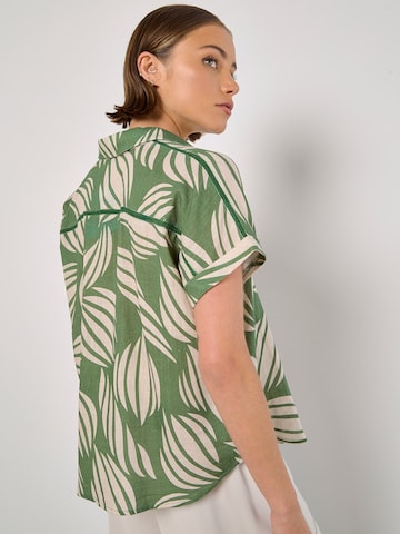 Chemisier ' ' Apricot en vert