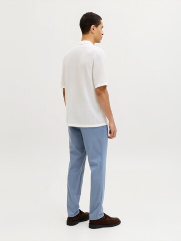 Coupe slim Pantalon chino 'JJIMarco JJBowie' JACK & JONES en bleu