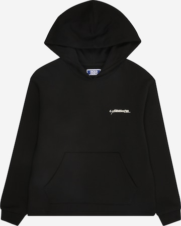 Jack & Jones Junior Tréning póló 'JORGREENPOINT' - fekete: elől