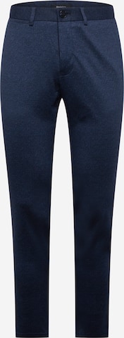 Matinique Regular Chino 'Liam' in Blauw: voorkant