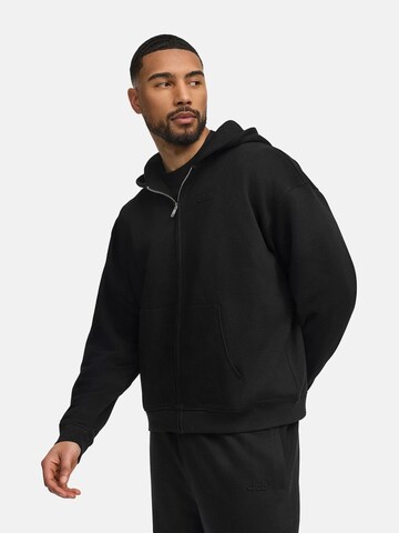 cfab (formerly creamy fabrics) Sweatshirt 'Relaxed Zip'‌‌‌ in Schwarz