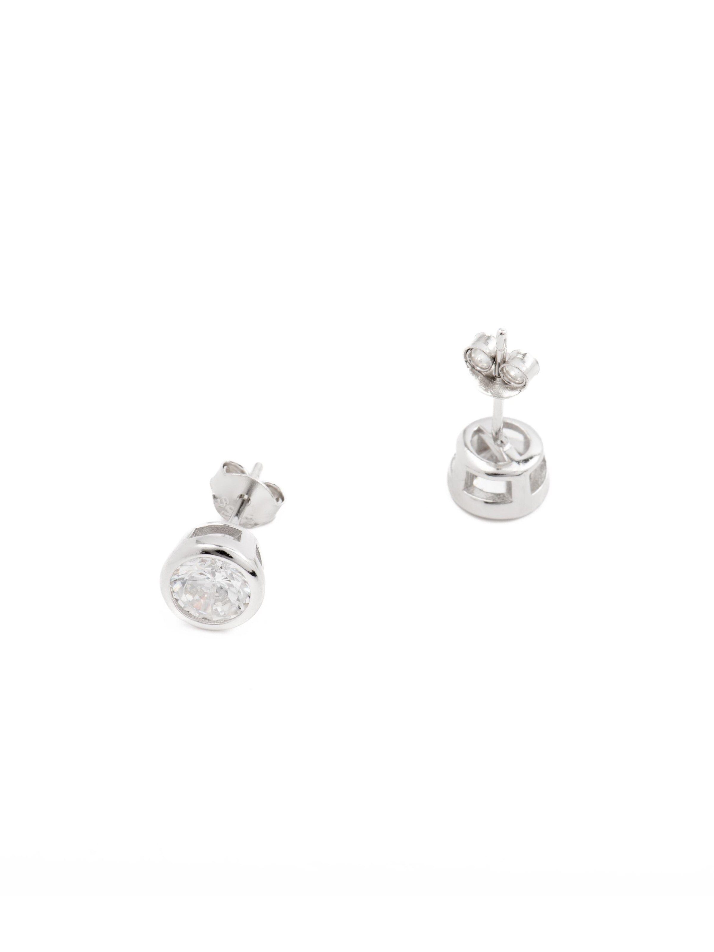 Luxenter Earrings 'Redder' in Silver