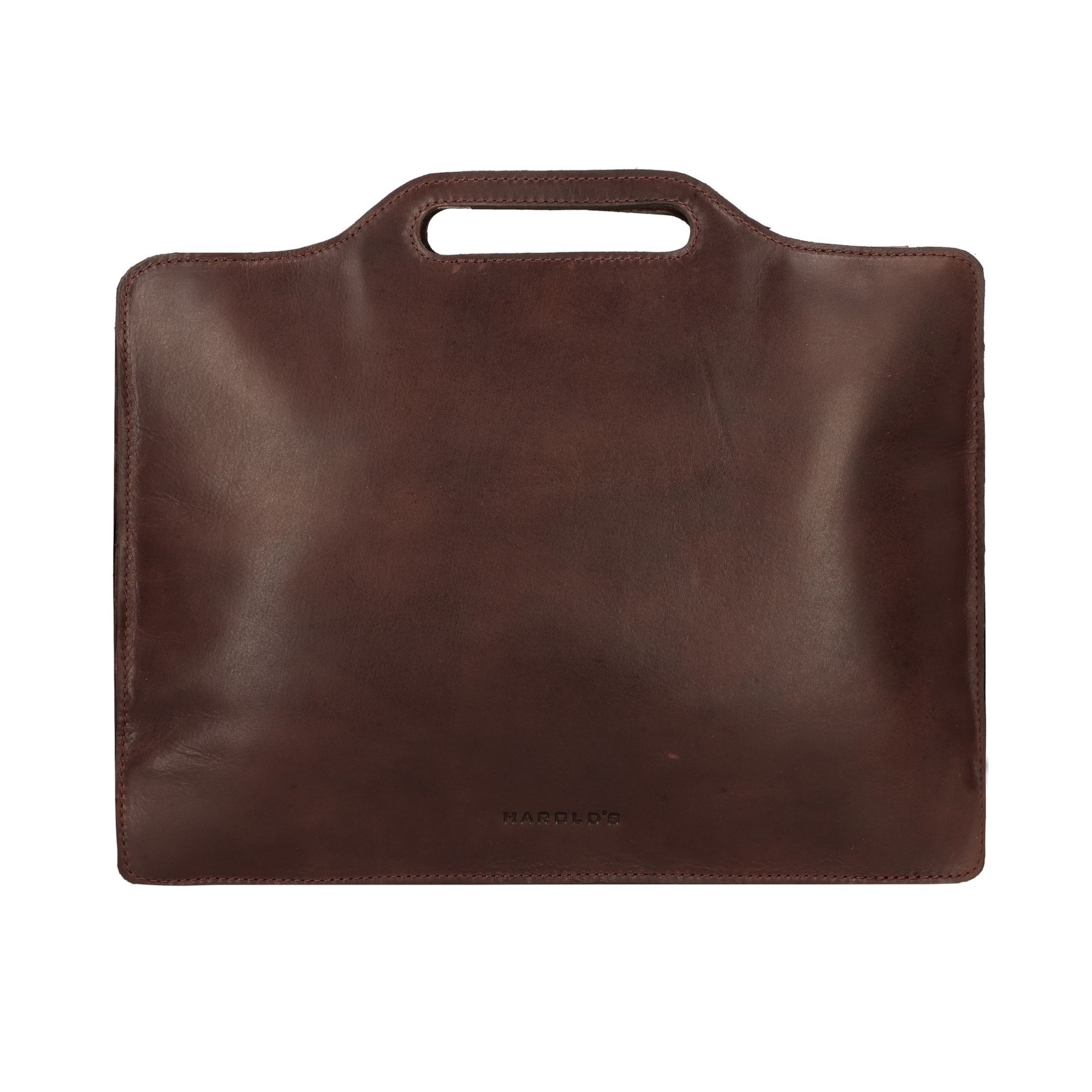 Harold's Laptop bag 'Aber' in Brown: front